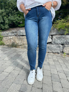 Gyda ankl gallabuxur frá Cream  Shape fit - Dark blue denim