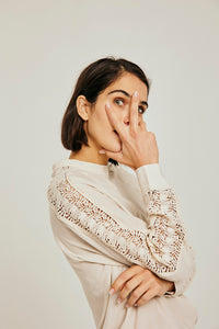 Sweet blússa frá Freequent - off white