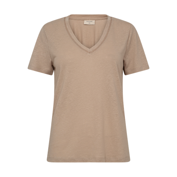 Hille tee  bolur frá Freequent- Simply taupe