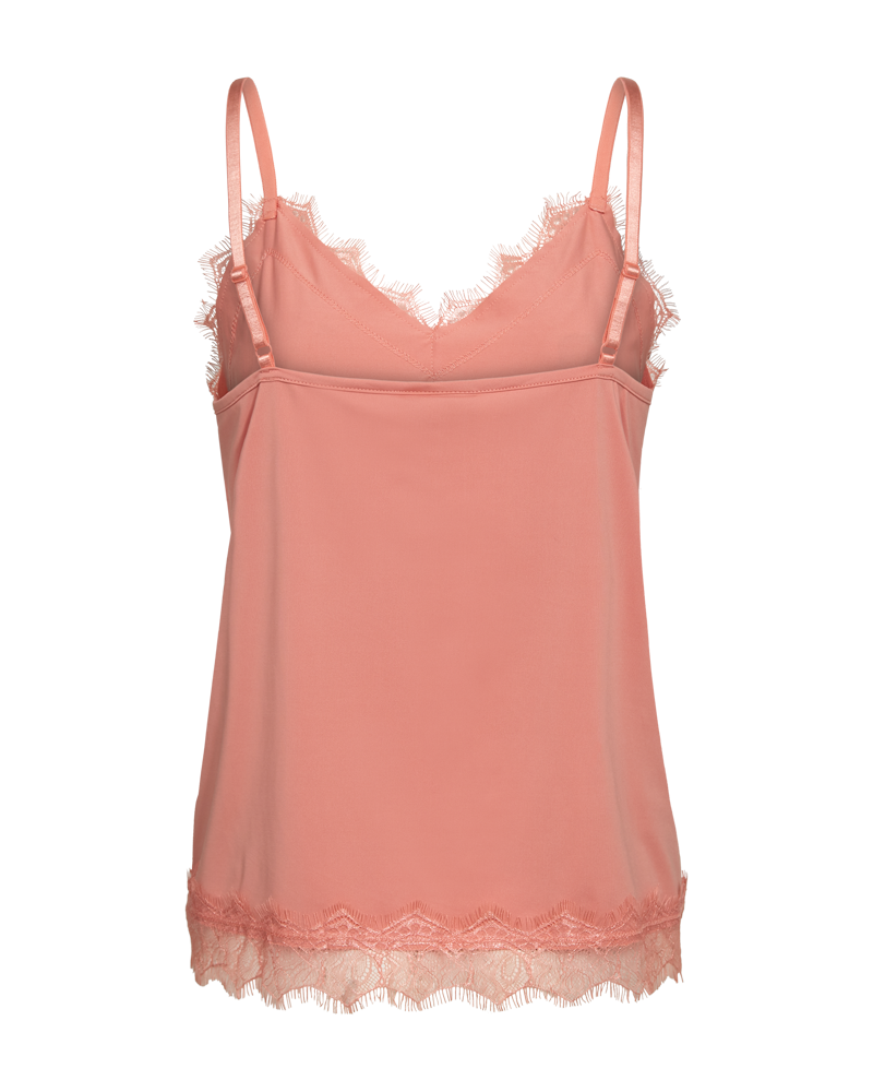 Bicco toppur frá Freequent - Burnt Coral