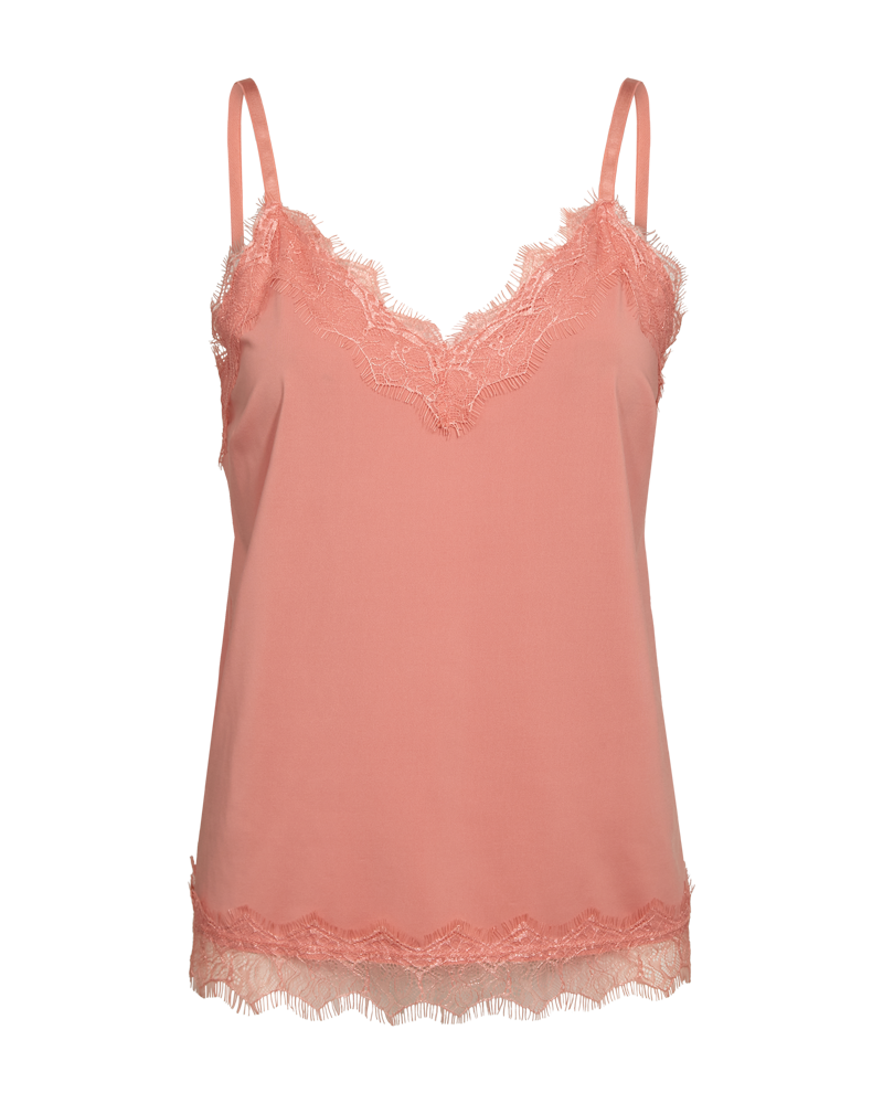 Bicco toppur frá Freequent - Burnt Coral