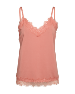 Bicco toppur frá Freequent - Burnt Coral