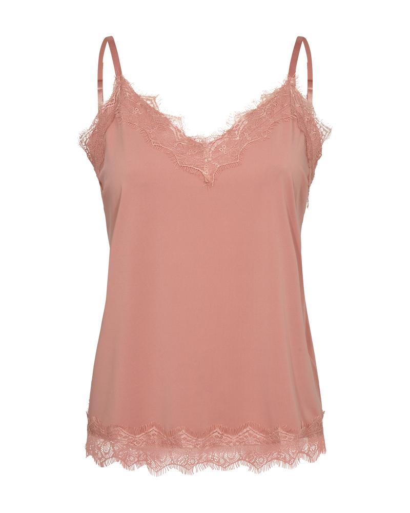 Bicco toppur frá Freequent -Rose dawn