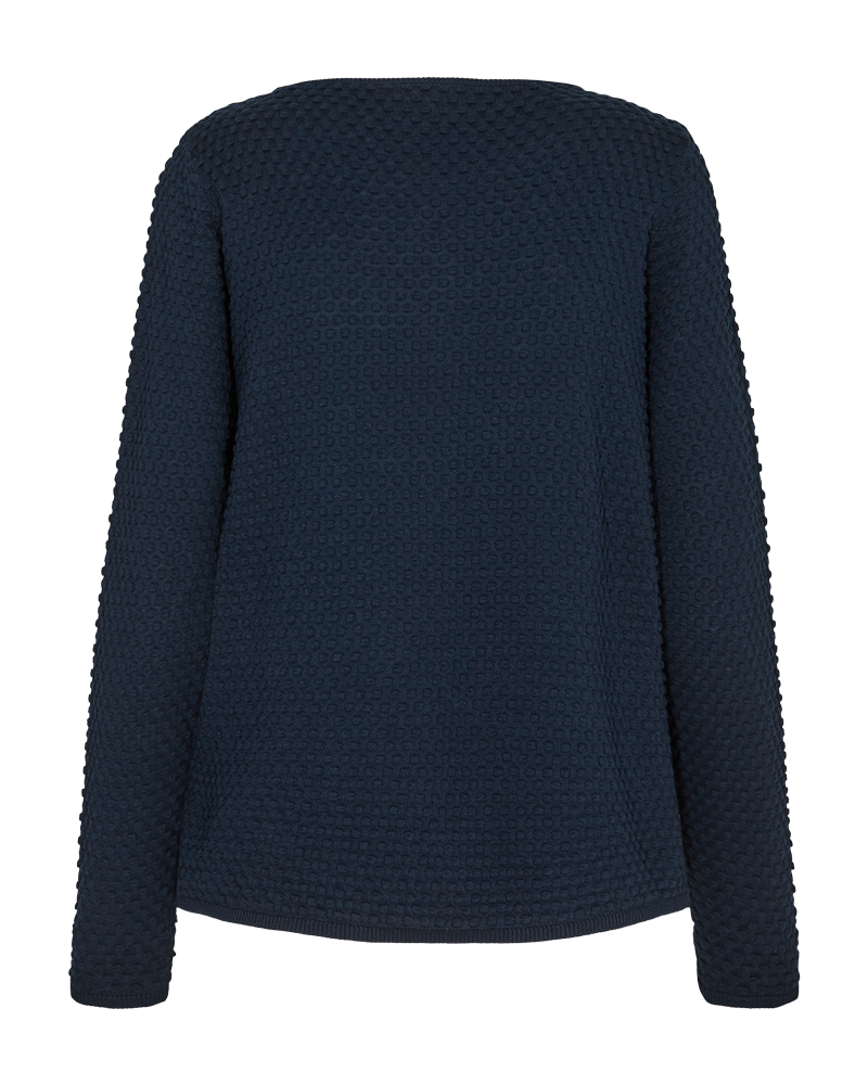 Dodo peysa frá Freequent - Navy Blazer