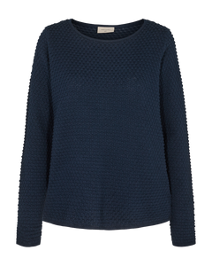Dodo peysa frá Freequent - Navy Blazer