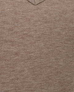 Lini toppur með glitþræði frá Freequent - Simply Taupe Mel. w. Silver