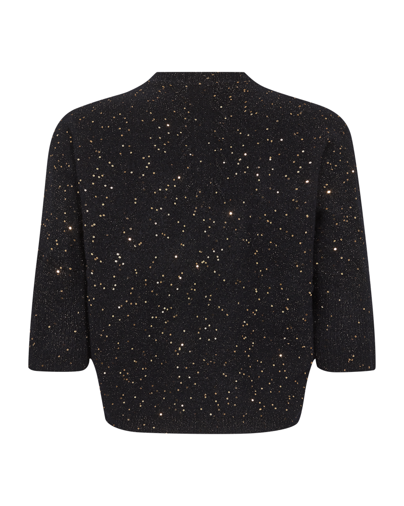 Siggy bolero frá Freequent - Svart og Copper Sequins