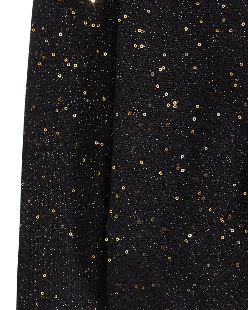 Siggy bolero frá Freequent - Svart og Copper Sequins