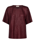 Satina Tee stutterma toppur frá Freequent - Port Royale