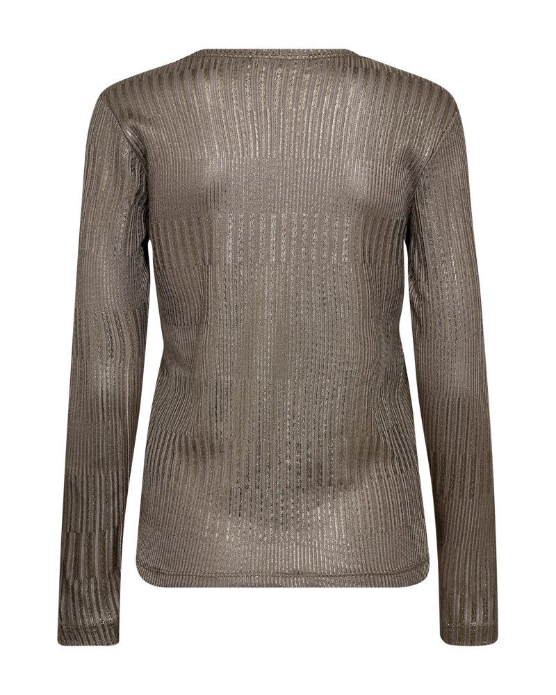 Matter langerma toppur frá Freequent - Desert Taupe