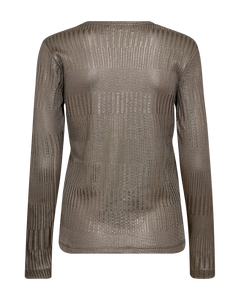 Matter langerma toppur frá Freequent - Desert Taupe