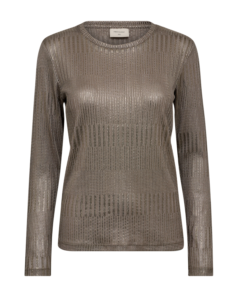 Matter langerma toppur frá Freequent - Desert Taupe