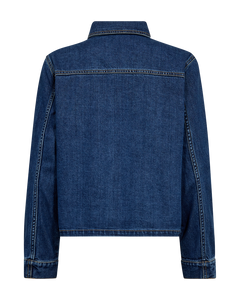 Rinna gallajakki frá Freequent - Medium Blue Denim