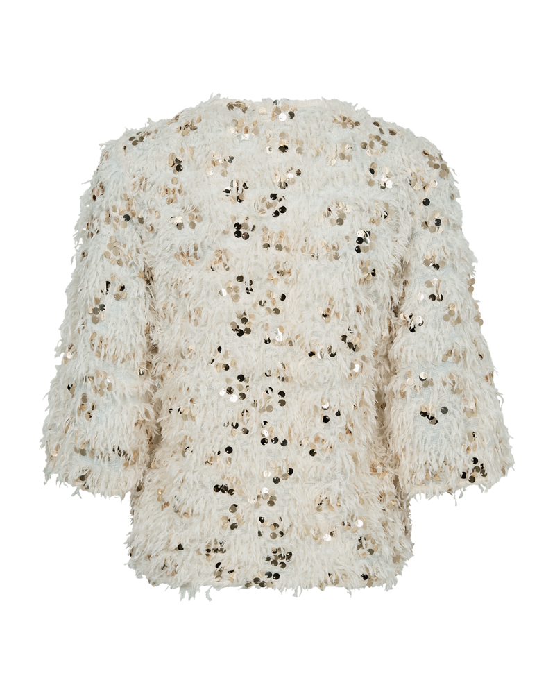 Nolla blússa frá Freequent - Moonbeam w. Gold