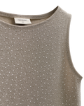 Viska toppur frá Freequent - Desert Taupe w. Silver