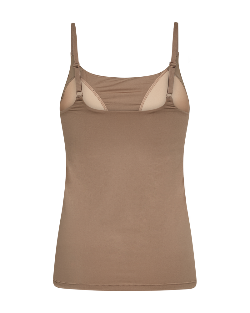 Shappy toppur frá Freequent - Desert taupe