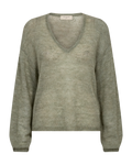 Dido peysa frá Freequent - Iceberg green melange