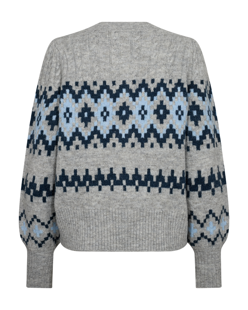 Merla golla frá Freequent - Med Grey Mel w. Moonlit Ocean
