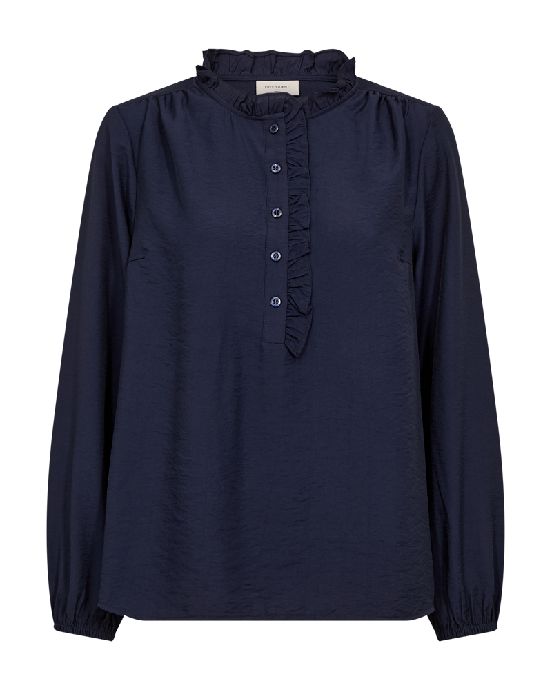 Magda blússa frá Freequent - Navy