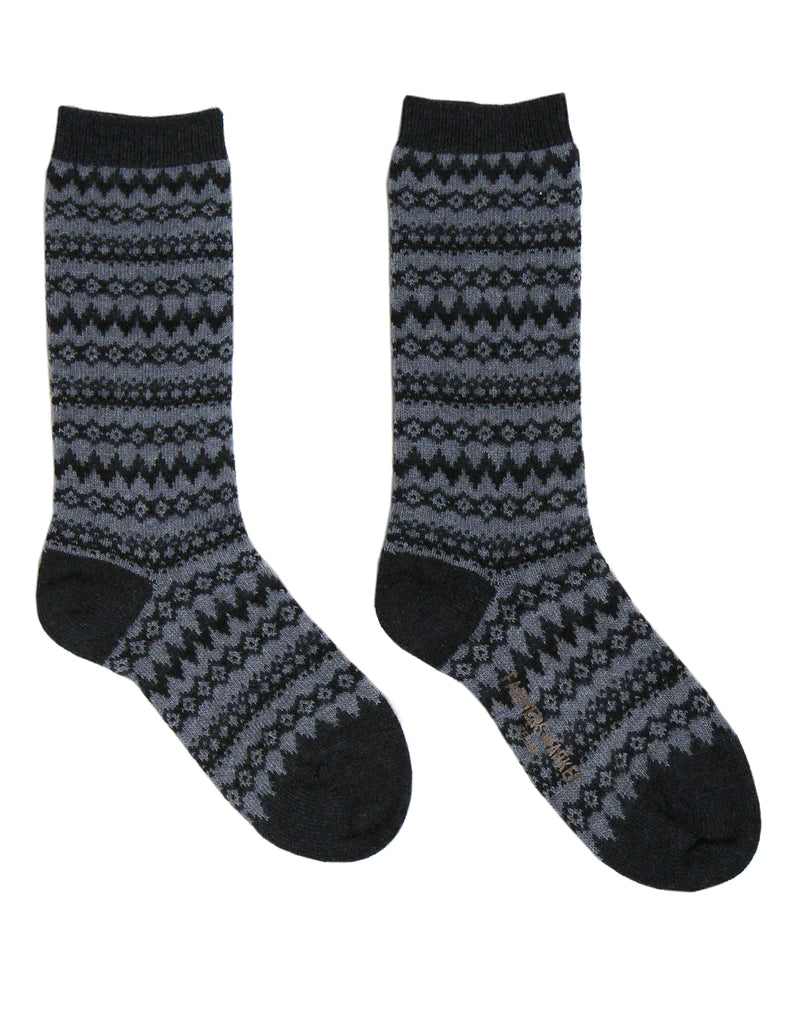 Reykjahlíð, ullarsokkar unisex Bláir