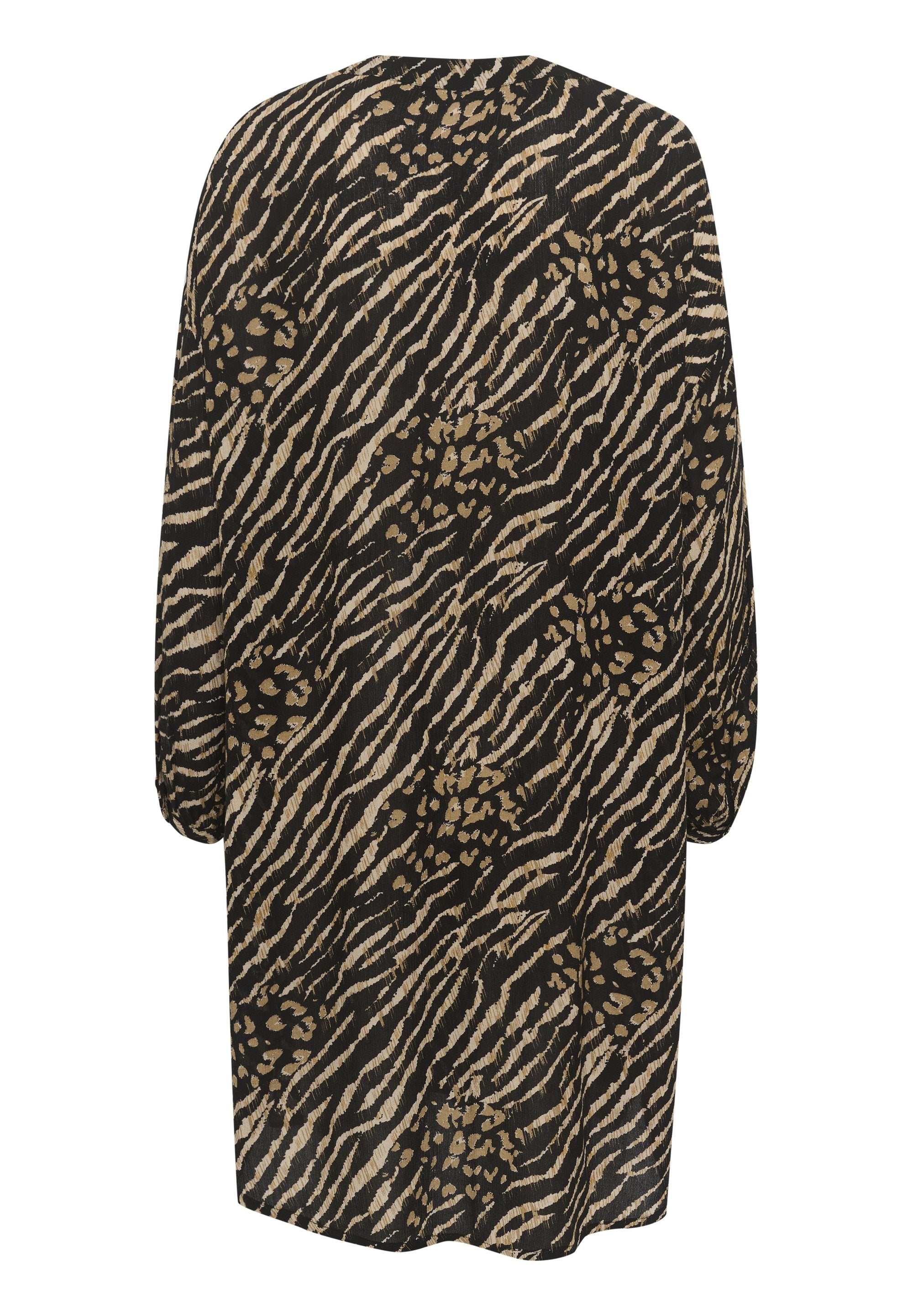 Karina amber kjóll frá Kaffe - animal print