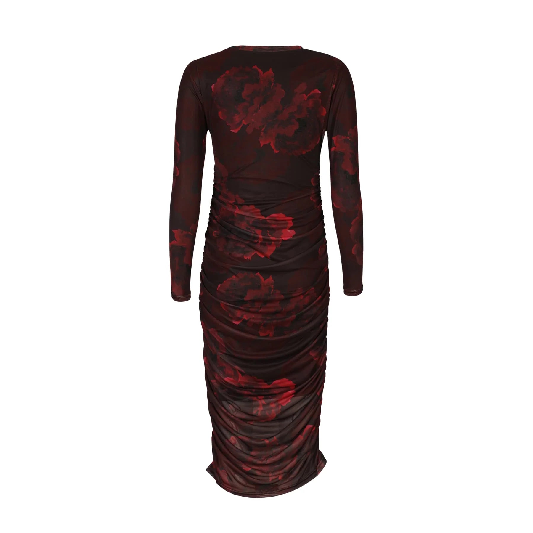 Mesh LS Long dress frá Liberté - Black flower
