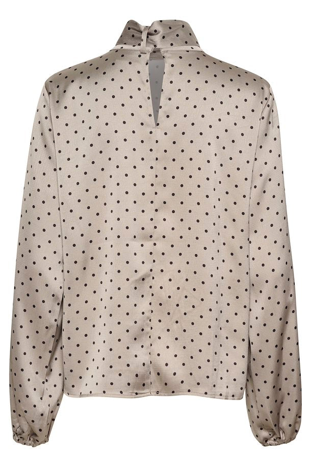 Donna  blússa frá Kaffe  - Steeple Gray/Black Dot