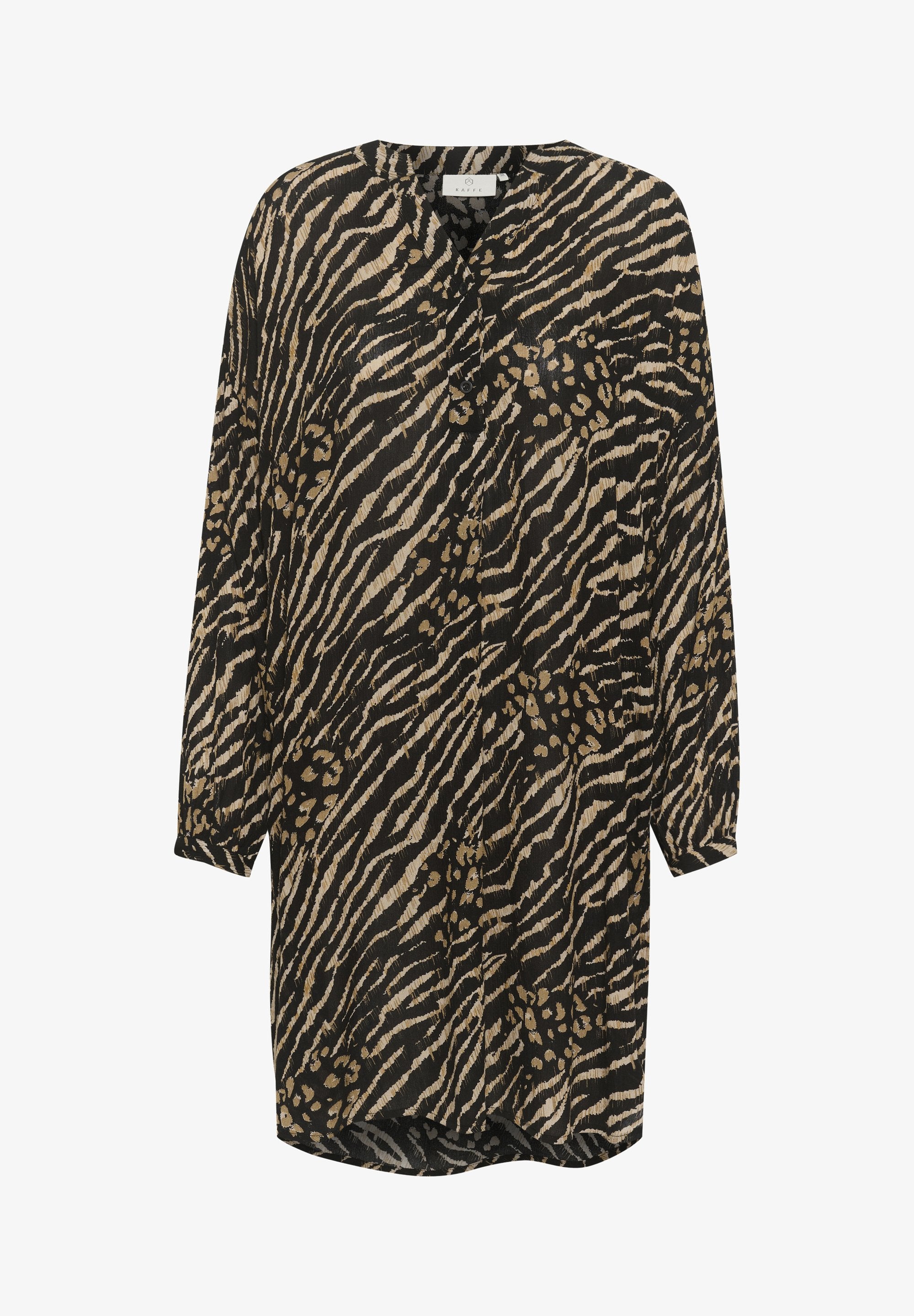 Karina amber kjóll frá Kaffe - animal print
