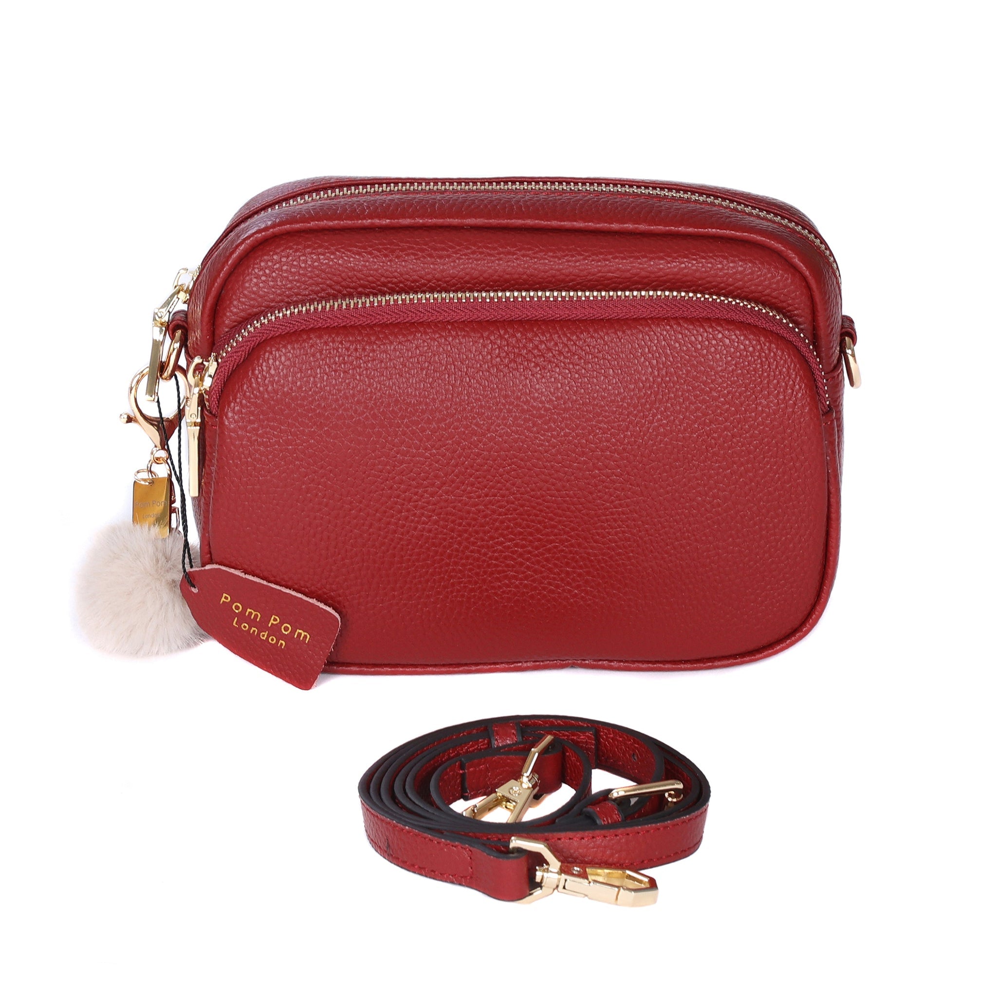 PomPom Mayfair taska - wine