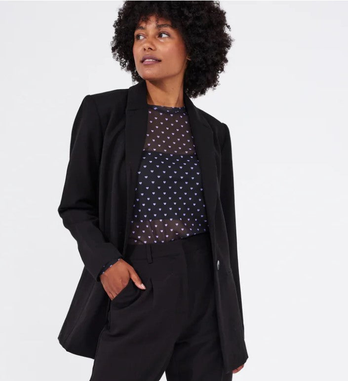 Nanni fashion jakki frá Freequent- svart