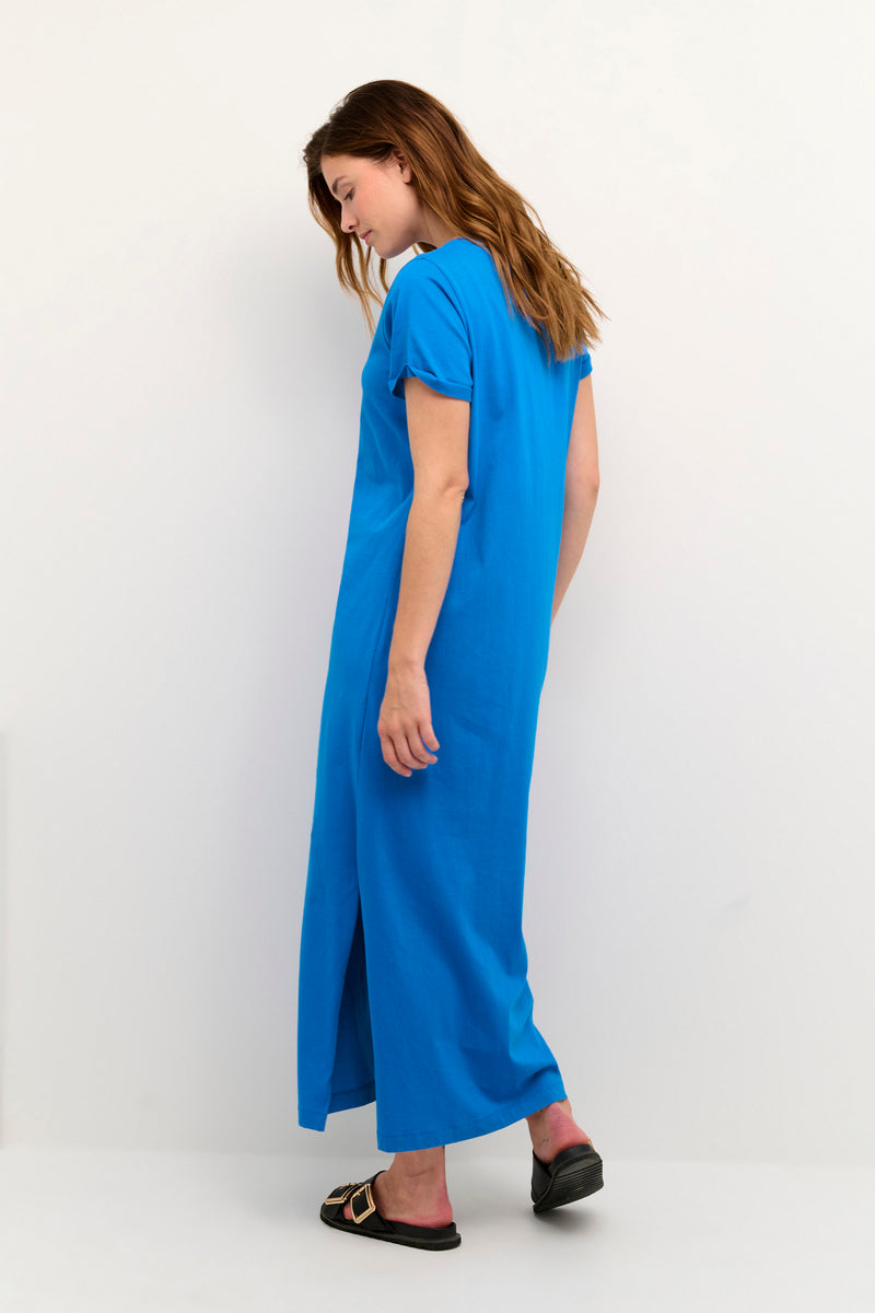 Celina kjóll frá Kaffe - blár/french blue