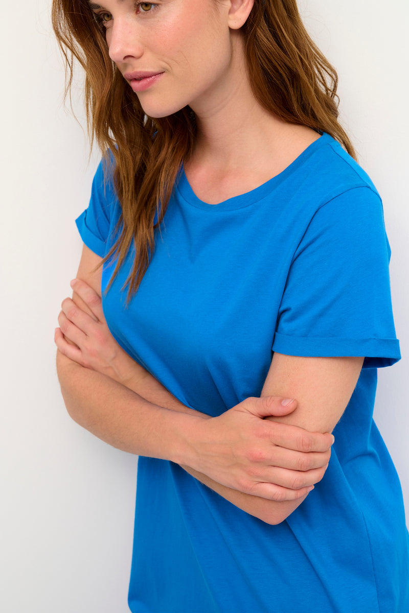 Celina kjóll frá Kaffe - blár/french blue