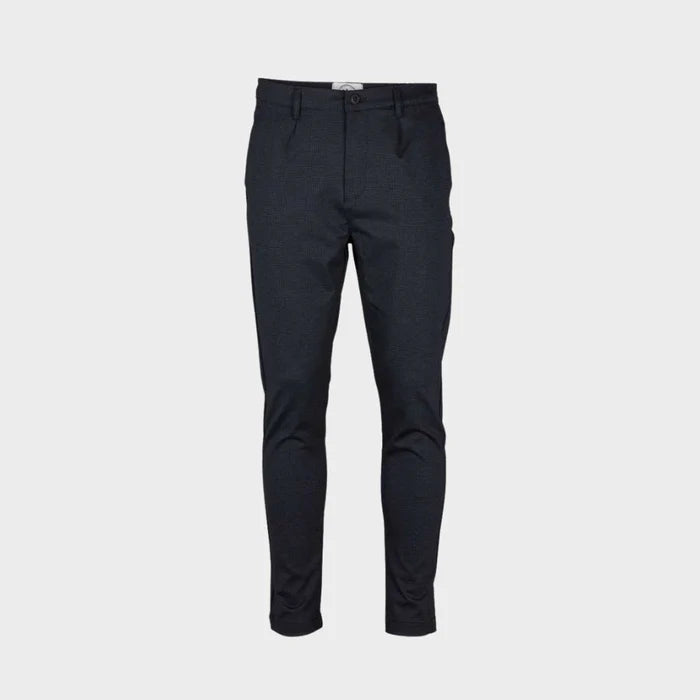Club buxur frá Kronstadt-navy köflóttar