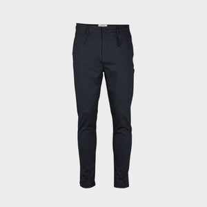 Club buxur frá Kronstadt-navy köflóttar