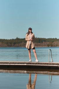 Selma hjólabuxur frá Kaffe - svartar