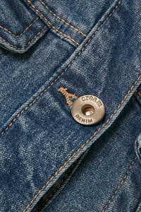 Lisa gallajakki frá Cream - blue denim