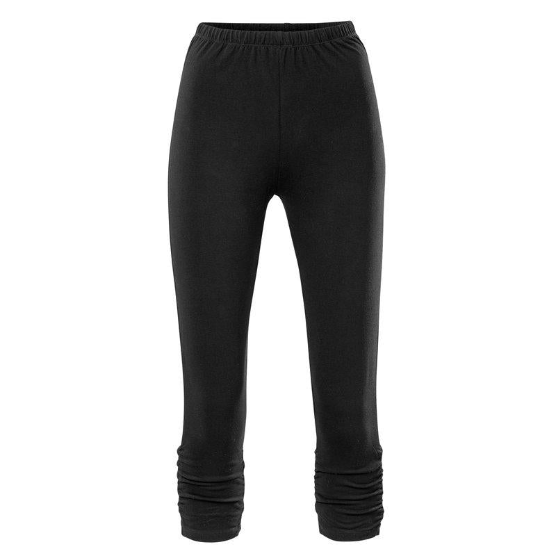 Kvart-leggings frá Trofé-svartar 73122