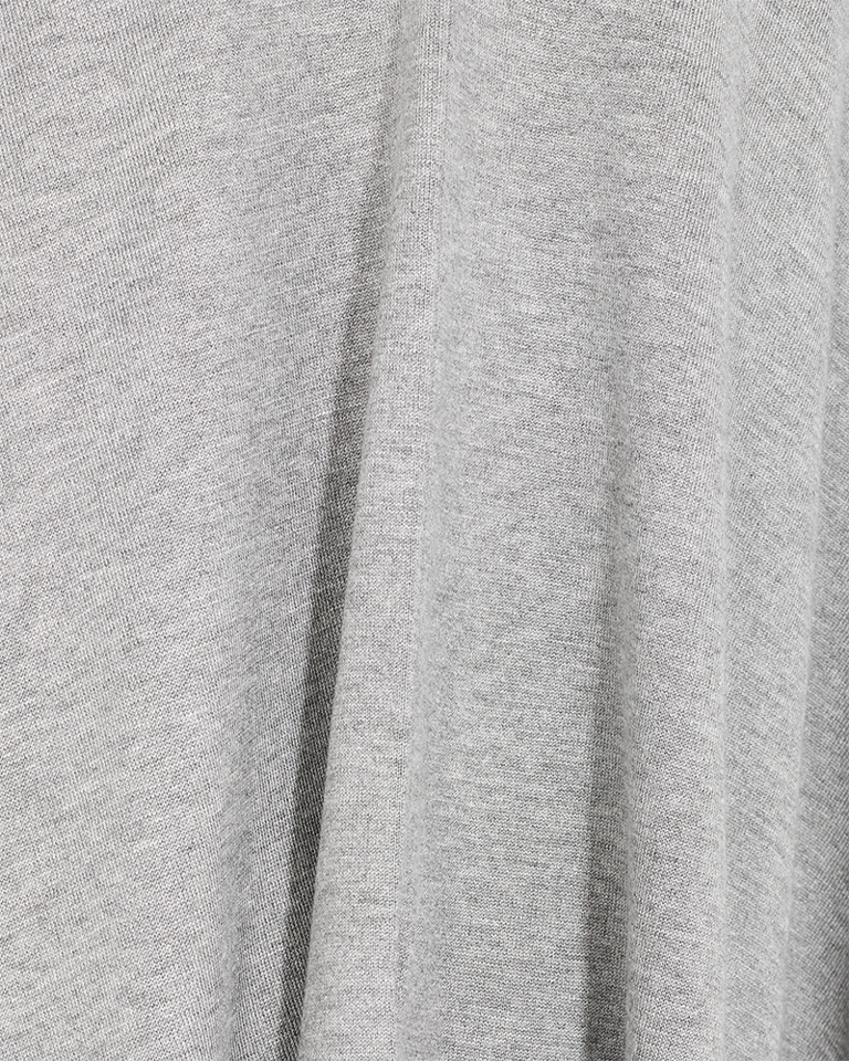 Claudisse ponsjó frá Freequent - med grey melange
