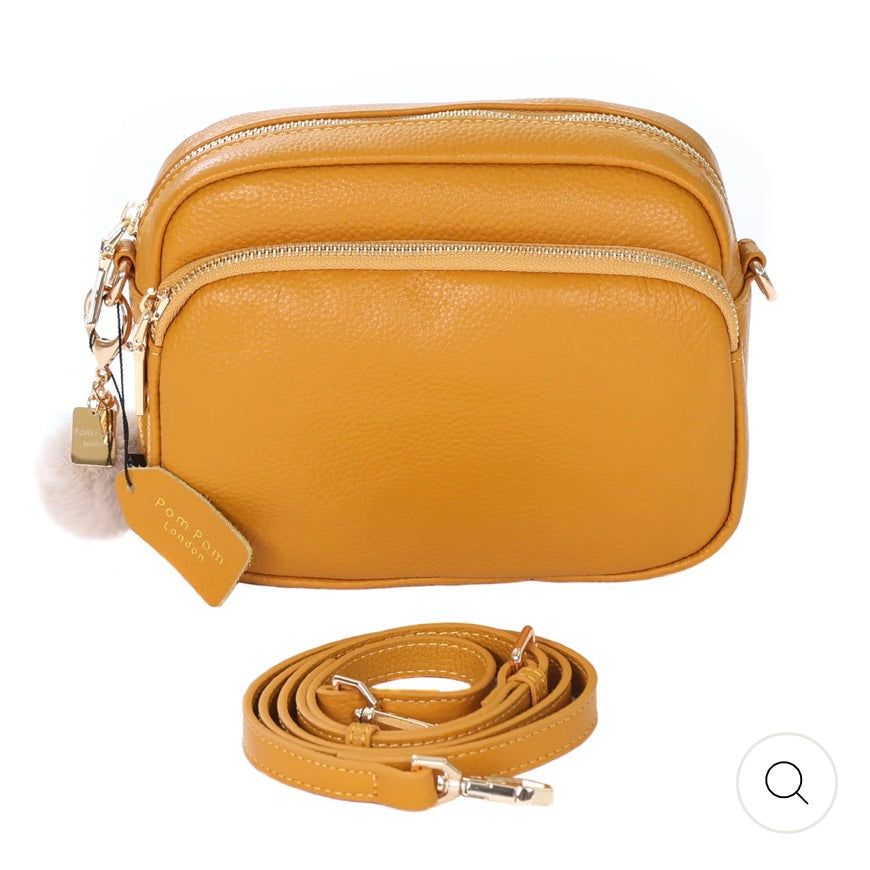 PomPom Mayfair taska - mustard
