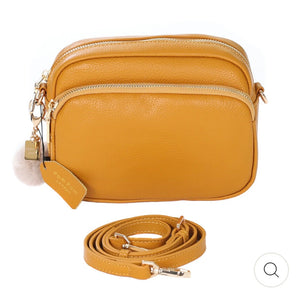 PomPom Mayfair taska - mustard