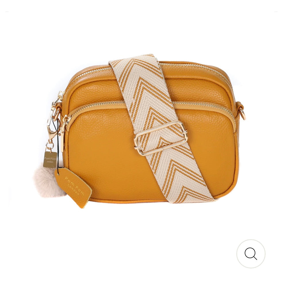 PomPom Mayfair taska - mustard
