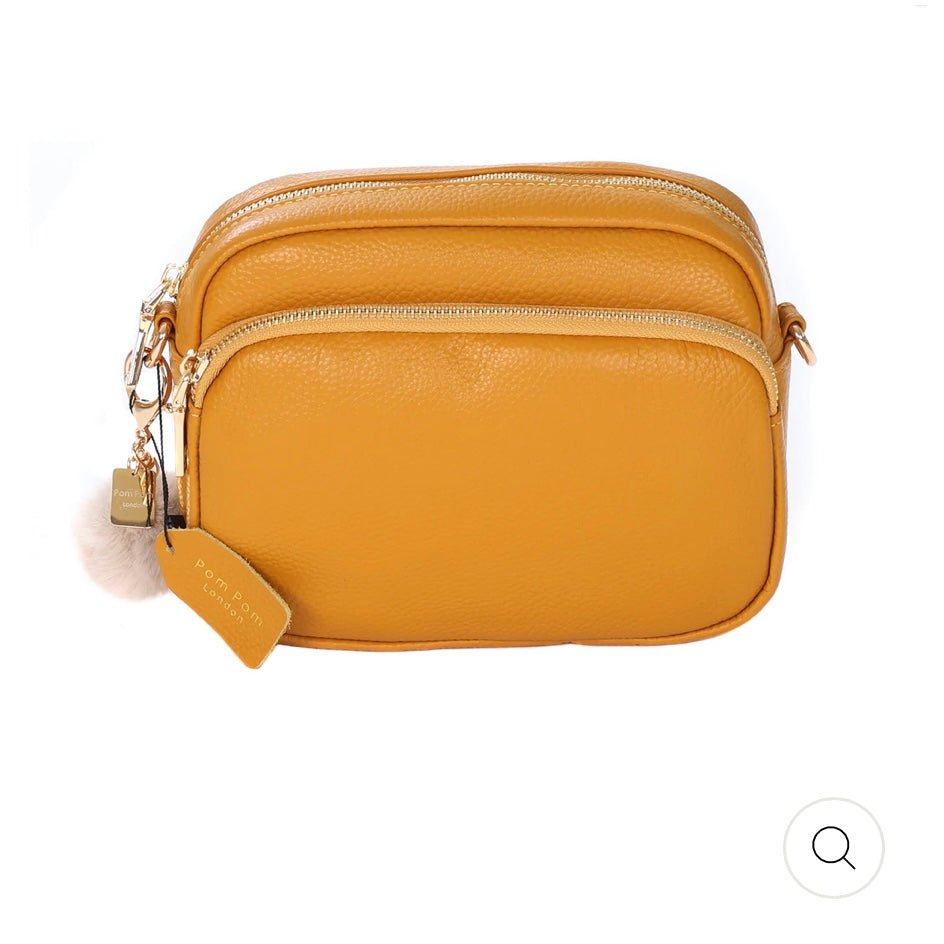 PomPom Mayfair taska - mustard